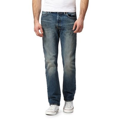 Levi's Blue 501 regular fit jeans